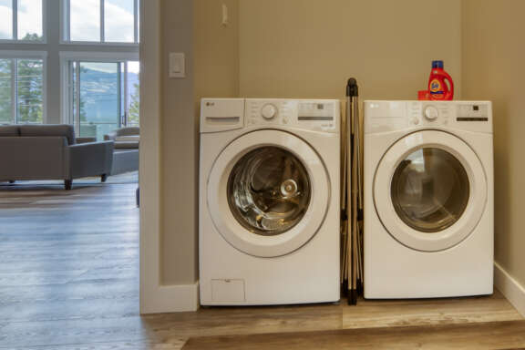 Front Loading Washer and Dryer Main Floor