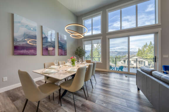 Indoor Dining Area with Seating for 8