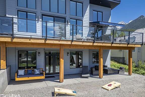 Expansive West Facing Deck & Patio with Valley and Mountain Views