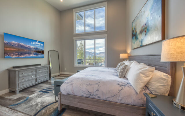 Expansive West Facing Deck with Valley and Mountain Views