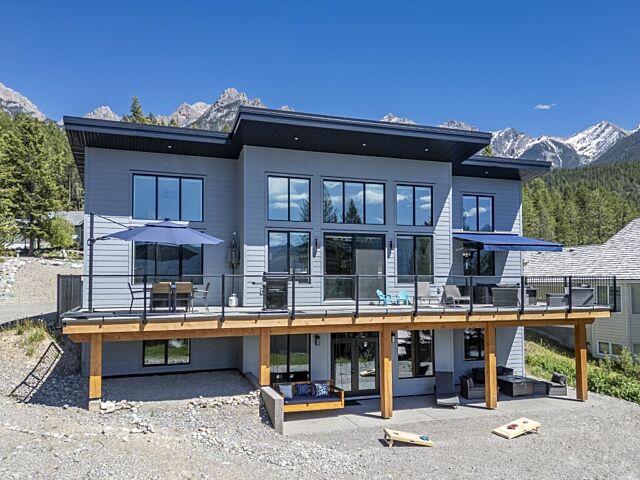 Expansive West Facing Deck with Valley and Mountain Views