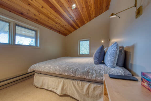 King Bed in upper level bedroom