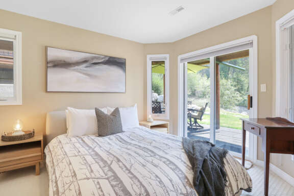 Lower level queen bedroom