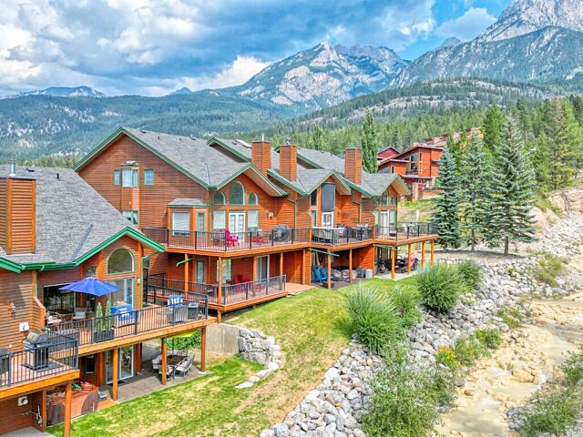 Located along the beautiful creek with views to the Fairmont Rocky Mountain Range