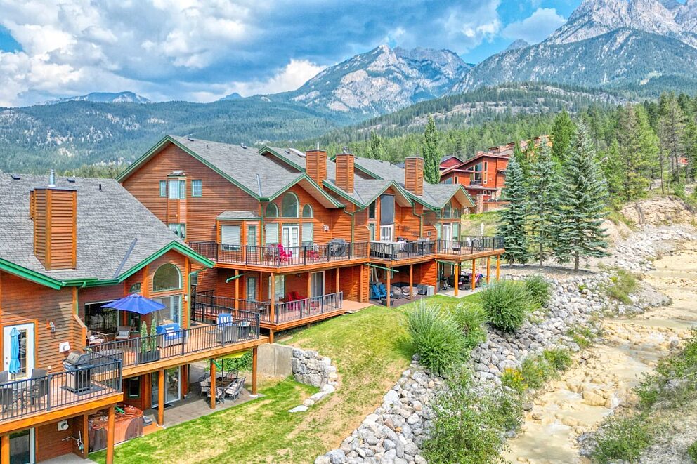 Located along the beautiful creek with views to the Fairmont Rocky Mountain Range