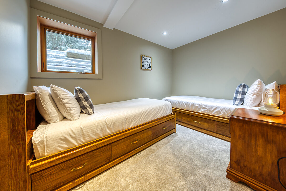 Bedroom 5 - lower level with 2 twins