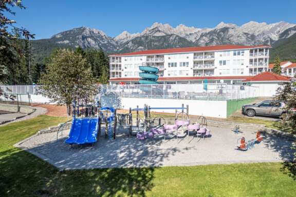 Playground across the street