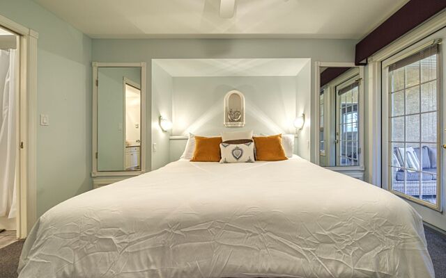 Living room with comfy hide-a-bed