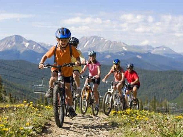 Mountain Biking Family