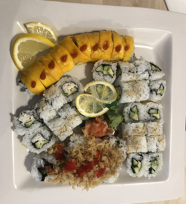 Plate of sushi