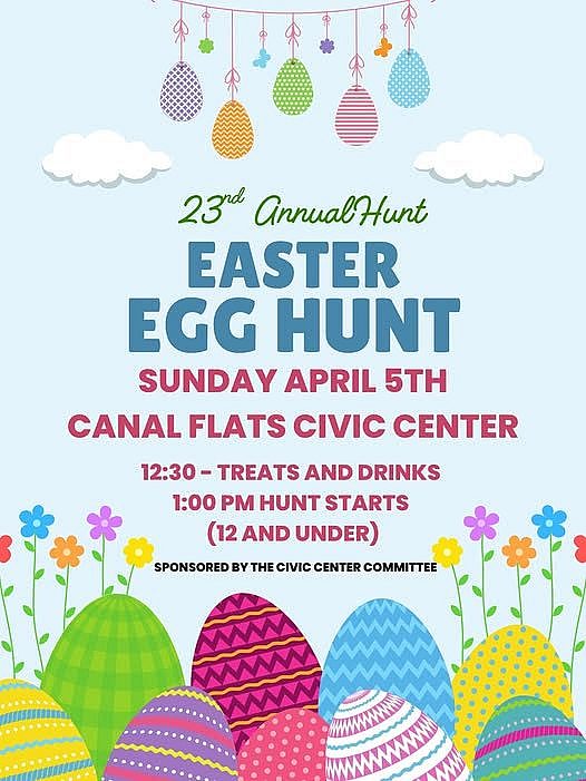 Canal Flats Easter Egg Hunt