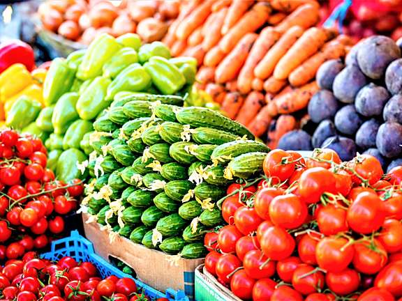 Canva farmers market vegetable Market Fresh vegetables